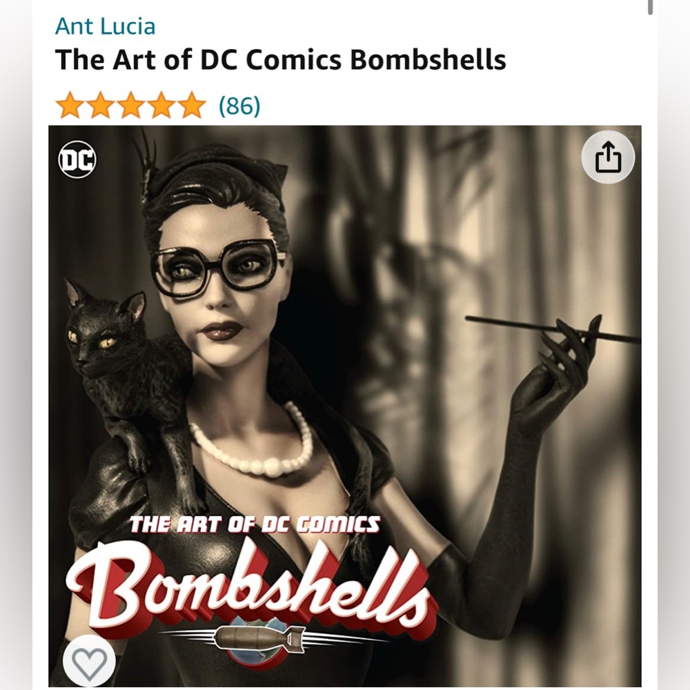 CLEARANCE! The Art of DC Comics Bombshells by Ant Lucia